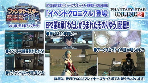 画像ギャラリー No.014のサムネイル画像 / 「バーチャロン」コラボをはじめ，「PSO2」の最新情報が多数発表された「ファンタシースター感謝祭2014」のステージをレポート。「PSO2es」や「ファンタシースター ノヴァ」の新情報も公開