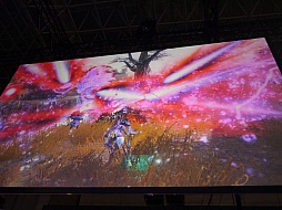 画像ギャラリー No.018のサムネイル画像 / ［TGS 2014］冬の「PSO2」には，雲つく超巨大エネミーが出現。「ファンタシースター ノヴァ」の序盤体験版配信も発表されたステージイベントをレポート