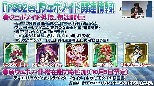 画像ギャラリー No.051のサムネイル画像 / [TGS 2016] 新情報満載の「PSO2」ステージをレポート。上位種ペットや新たな力を持つ★12ユニット，「アークスカフェ」の新展開などが明らかに