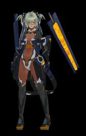 画像ギャラリー No.034のサムネイル画像 / 「PSO2」のマイキャラクターが（物理的に）目の前に出現。さっそく「マイキャラ3Dクリスタルフィギュア」を仔細に確認してみた
