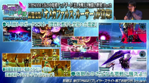 画像ギャラリー No.041のサムネイル画像 / セガフェス会場から公開生放送「PSO2 STATION！」レポート。通常クラスに新たなスキルが追加，そしてペルソナシリーズとのコラボが発表
