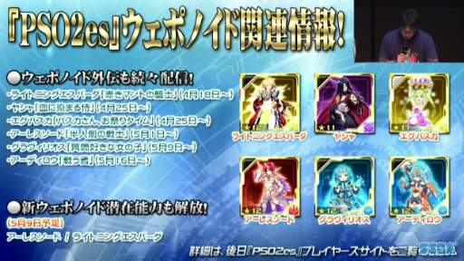 画像ギャラリー No.059のサムネイル画像 / セガフェス会場から公開生放送「PSO2 STATION！」レポート。通常クラスに新たなスキルが追加，そしてペルソナシリーズとのコラボが発表