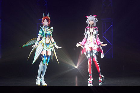 画像ギャラリー No.002のサムネイル画像 / マトイが尊い。「PSO2」初のバーチャルライブ，「ファンタジック3Dライブ 2018」レポート