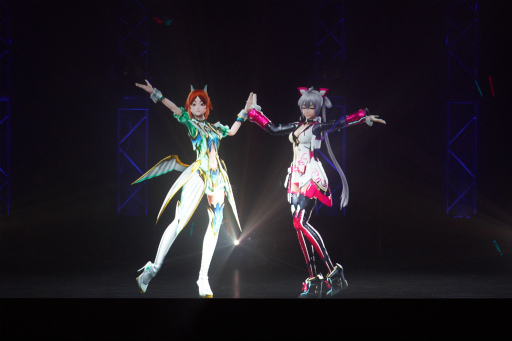 画像ギャラリー No.014のサムネイル画像 / マトイが尊い。「PSO2」初のバーチャルライブ,「ファンタジック3Dライブ 2018」レポート