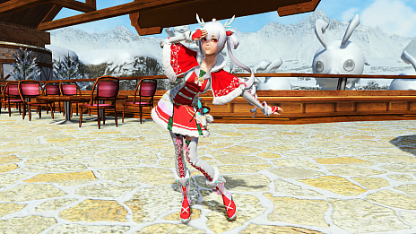 画像ギャラリー No.025のサムネイル画像 / 「PSO2」，クリスマスイベントの前半がスタート。リニューアルされた「氷上のメリークリスマス」やハリエット，ルーサーたちの新衣装が配信