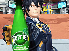 「PSO2」と炭酸入りナチュラルミネラルウォーター「ペリエ」がコラボ。限定アイテム付き商品が本日より順次販売