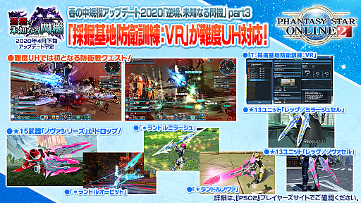 画像ギャラリー No.012のサムネイル画像 / 「PSO2」のロードマップに新クラスの実装と超大型アップデートの予定あり。PS Vita版のサービスは2020年8月19日に終了