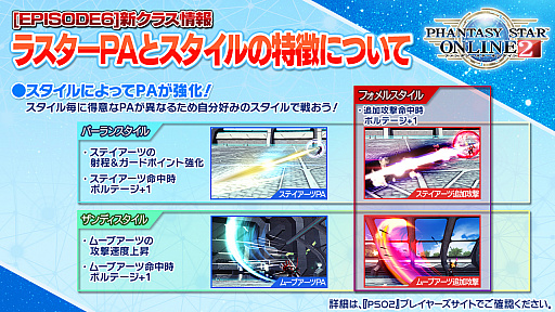 画像ギャラリー No.006のサムネイル画像 / 「PSO2」第4の後継クラス，“ラスター”の詳細が明らかに。武器属性によって戦闘スタイルが3種に変化するガンスラッシュ使い