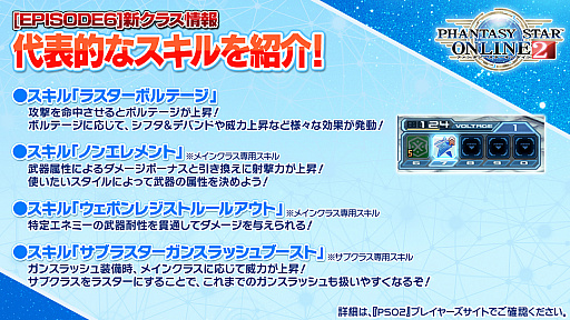 画像ギャラリー No.007のサムネイル画像 / 「PSO2」第4の後継クラス，“ラスター”の詳細が明らかに。武器属性によって戦闘スタイルが3種に変化するガンスラッシュ使い