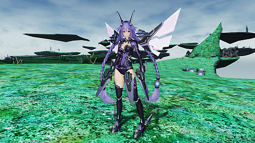 画像ギャラリー No.001のサムネイル画像 / 「PSO2」，本日のアップデートで“次元ゲイム ネプテューヌ”のコラボアイテムが再配信。エステ外でのマイファッションも利用可能に
