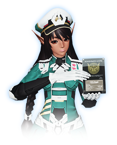 画像ギャラリー No.003のサムネイル画像 / 「PSO2」，マイキャラクターの歴史を刻んだ“アークス勲章”の受注受付が開始