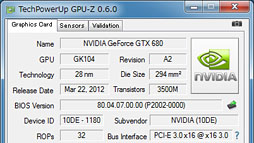 画像ギャラリー No.062のサムネイル画像 / 「GeForce GTX 680」レビュー(前編)。低消費電力で「扱いやすい史上最速GPU」に