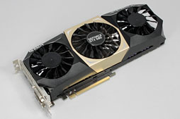 画像ギャラリー No.002のサムネイル画像 / オリジナルデザインを採用したPalitのGTX 680カードを試す。強化型電源＋3連ファン仕様クーラーの効果はいかほどか