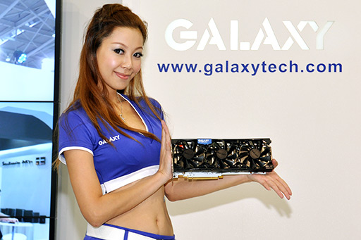 画像ギャラリー No.011のサムネイル画像 / ［COMPUTEX］GALAXY，ベースクロック1200MHz超の「白いGTX 680」カードと，外付けのOC補助ツール「OC Panel」を公開