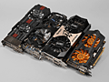 「GeForce GTX 660 Ti」搭載のクロックアップ版カード4製品を比較検討。ASUS，GIGA-BYTE，Palit，ZOTACそれぞれに個性あり