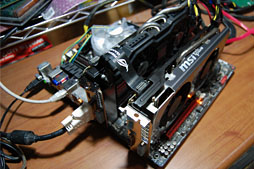 画像ギャラリー No.002のサムネイル画像 / 「GeForce GTX 660」のSLI動作報告。GTX 580のSLIと互角の性能を,200W以上低い消費電力で実現