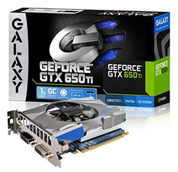 画像ギャラリー No.001のサムネイル画像 / 80mm角ファンを採用する独自クーラー搭載のGALAXY製GTX 650 Tiカード
