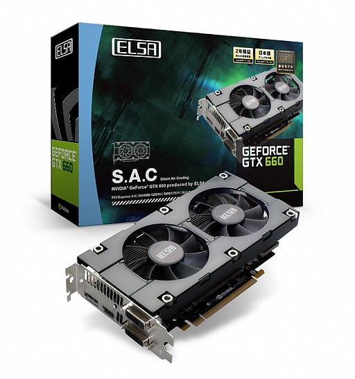 画像ギャラリー No.001のサムネイル画像 / 静音性の高さが謳われるGTX 660カードとGTX 650カード,ELSAから