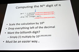 画像ギャラリー No.008のサムネイル画像 / 円周率の小数点以下8000兆桁めをGeForceで求める方法〜GTC 2013の「π」セッションレポート