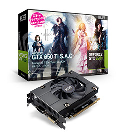 画像ギャラリー No.001のサムネイル画像 / ELSAの独自クーラー搭載GTX 650 Tiにリネ2&AIONコラボモデルが加わる