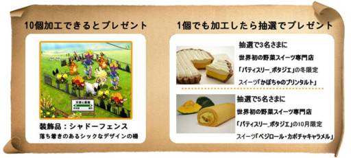 画像ギャラリー No.003のサムネイル画像 / 「農場パラダイス+」と「くるくるプラネット」がスイーツ専門店「ポタジエ」とコラボ