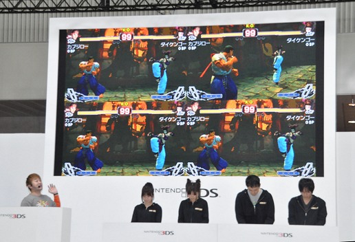画像ギャラリー No.010のサムネイル画像 / ニンテンドー3DSの通信機能を使って，より対戦が身近になった「スーパーストリートファイターIV 3D Edition」のプレゼンテーションをレポート