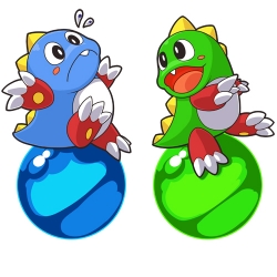 画像ギャラリー No.005のサムネイル画像 / 1994年に登場したあのパズルゲームが3D裸眼立体視で。ニンテンドー3DS用ソフト「とびだす!パズルボブル 3D」が2月26日に発売決定