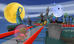 画像ギャラリー No.003のサムネイル画像 / 3DS「スーパーモンキーボール 3D」最新情報。「モンキーファイト」モードではおサルを掴んでシェイク(?)すべし