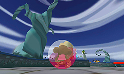 画像ギャラリー No.005のサムネイル画像 / 3DS「スーパーモンキーボール 3D」最新情報。「モンキーファイト」モードではおサルを掴んでシェイク(?)すべし