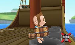 画像ギャラリー No.017のサムネイル画像 / 3DS「スーパーモンキーボール 3D」最新情報。「モンキーファイト」モードではおサルを掴んでシェイク(?)すべし