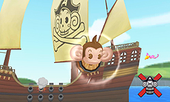 画像ギャラリー No.018のサムネイル画像 / 3DS「スーパーモンキーボール 3D」最新情報。「モンキーファイト」モードではおサルを掴んでシェイク(?)すべし
