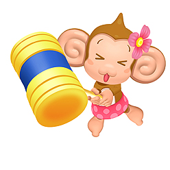 画像ギャラリー No.022のサムネイル画像 / 3DS「スーパーモンキーボール 3D」最新情報。「モンキーファイト」モードではおサルを掴んでシェイク(?)すべし