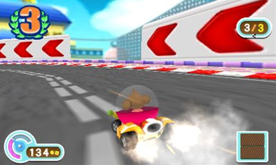 画像ギャラリー No.013のサムネイル画像 / 最大4人で参戦可能！ 「スーパーモンキーボール 3D」のレースモード「モンキーレース」ではエキサイティングなレースが楽しめる！？