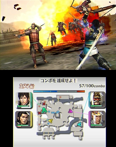 画像ギャラリー No.002のサムネイル画像 / ニンテンドー3DS用ソフト「戦国無双 Chronicle」がコーエーテクモゲームスから2011年春に発売決定