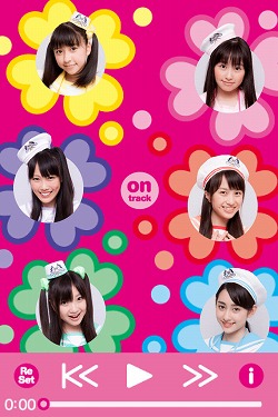画像ギャラリー No.002のサムネイル画像 / リアルタイムにボーカル&カラオケトラックを切り替えながら,ももいろクローバーの「ココ☆ナツ」を楽しめるiPhoneアプリ登場