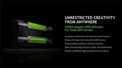 画像ギャラリー No.002のサムネイル画像 / NVIDIA，Pascal世代GPUに対応したGPU仮想化ソフトウェア「Quadro Virtual Data Center Workstation」を発表