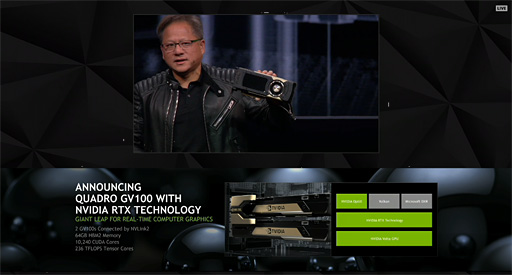 画像ギャラリー No.006のサムネイル画像 / ［GTC 2018］NVIDIA，8万1920基のCUDA Coreを統合した“世界最大のGPU”「DGX-2」発表。新開発の「NVSwitch」で16基のTeslaを相互接続