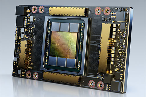 画像ギャラリー No.001のサムネイル画像 / NVIDIA，データセンター向けGPU「A100 80GB」を発表。容量80GBの広帯域メモリ「HBM2e」を採用