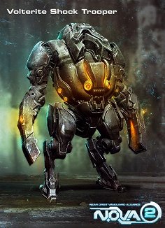 画像ギャラリー No.002のサムネイル画像 / iPhone用SF FPS「N.O.V.A. 2」,ストーリーと敵のイラストが公開