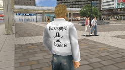 画像ギャラリー No.003のサムネイル画像 / 「喧嘩番長5」オープニングを歌うDOESの革ジャンがゲーム内にも