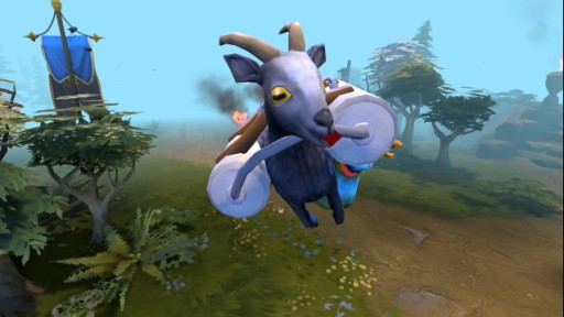 画像ギャラリー No.002のサムネイル画像 / 「Goat Simulator」と「DOTA 2」,夢のクロスオーバーが実現? Steam Workshopにて,空飛ぶヤギを登場させる投票がスタート