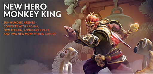画像ギャラリー No.001のサムネイル画像 / 「Dota 2」の大型アップデート「7.00 Update - The New Journey」が実施。新たなヒーロー「モンキーキング」が登場