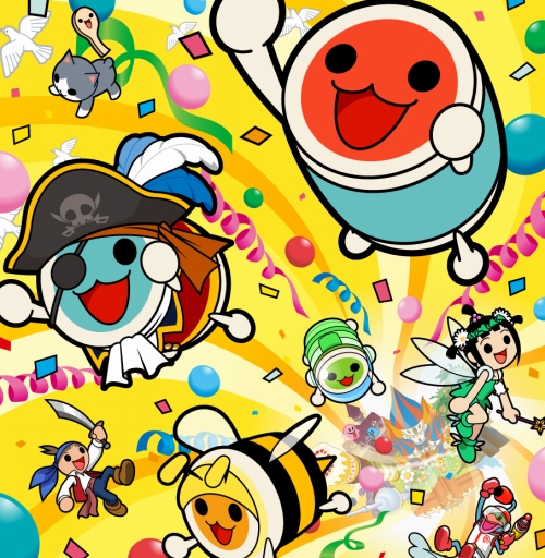画像ギャラリー No.027のサムネイル画像 / 最大4人で太鼓を叩け！　「太鼓の達人Wii みんなでパーティ☆3代目！」には，7つのパーティゲームが遊べる新モードが登場