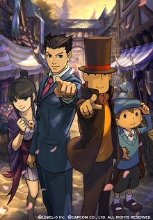 画像ギャラリー No.005のサムネイル画像 / 弁護士成歩堂龍一とレイトン教授が魔女裁判に挑む！　「レイトン教授VS逆転裁判」でゲーム画面公開