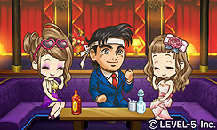 画像ギャラリー No.004のサムネイル画像 / え，あの範馬 勇次郎がキャバクラに来店！？　レベルファイブの新作「キャバ嬢っぴ for Nintendo 3DS」は，ニンテンドー3DS向けタイトルとして発表