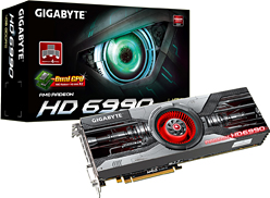 画像ギャラリー No.001のサムネイル画像 / CFD販売，リファレンス準拠のGIGA-BYTE製「Radeon HD 6990」カードを発売