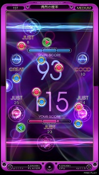 画像ギャラリー No.008のサムネイル画像 / 対戦プレイがアツいリズムアクション「REFLEC BEAT」，全国のアミューズメント施設で本日から順次稼動開始