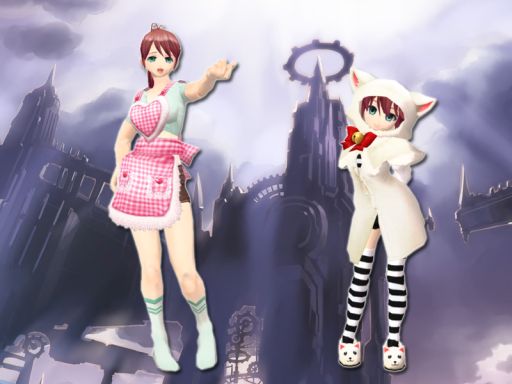 画像ギャラリー No.001のサムネイル画像 / 「メビウスオンライン」に新たな衣装2種類が登場。新ステージも追加に