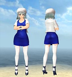 画像ギャラリー No.003のサムネイル画像 / 「メビウスオンライン」，夏服が4種登場。ステージ「クリスの対魔訓練」も公開