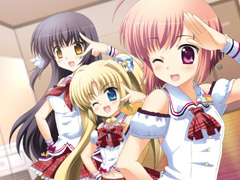 画像ギャラリー No.020のサムネイル画像 / スマイル☆シューターの3人組が活躍するPCゲーム「スマイル☆シューター 〜ふぁーすと☆ちけっと〜」は，2011年1月14日に発売。メイド喫茶で行われた発表会レポート